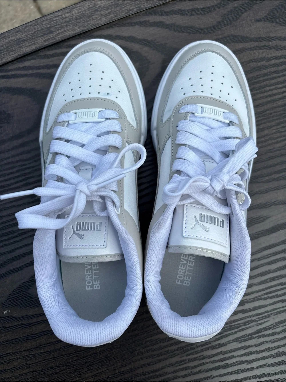 PUMA Caven Dime Low White Grey Sz 7